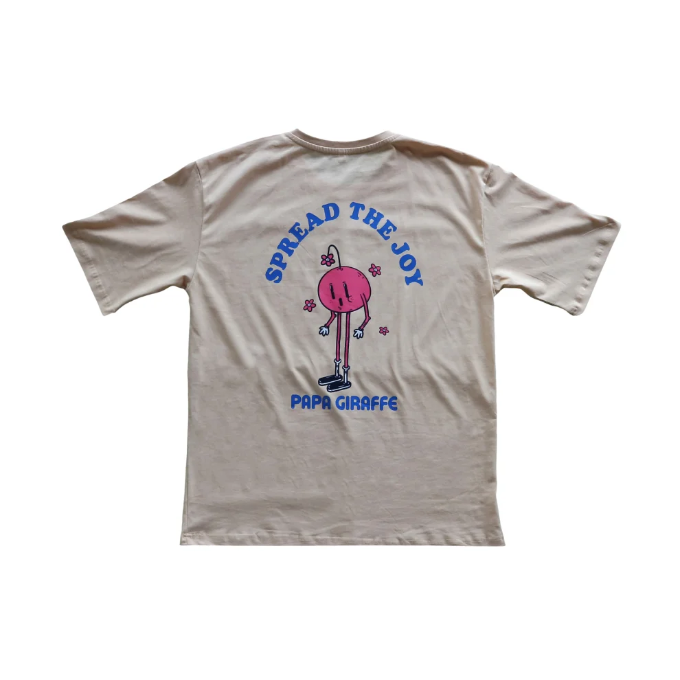 Papa Giraffe - Spread The Joy Oversize Tee