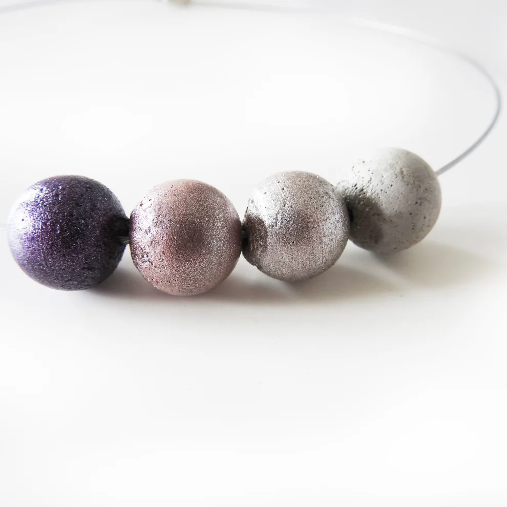 Root Jewellery - Galaxy Ball Concrete Necklace