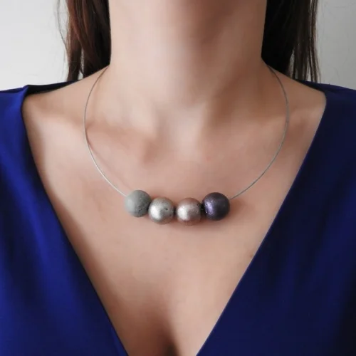 Root Jewellery - Galaxy Ball Concrete Necklace