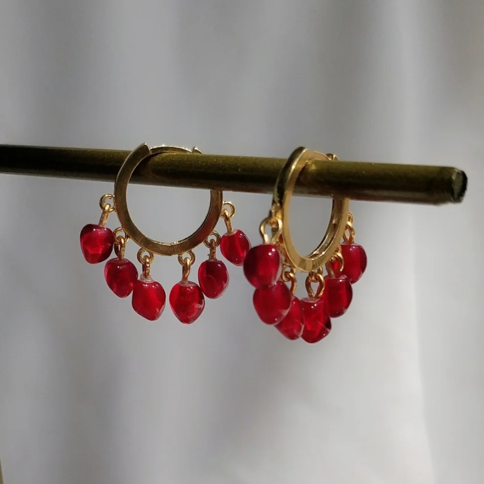 Kadriye Camcı - Abundance Pomegranate Earring