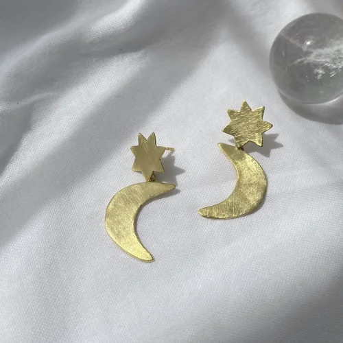 Maja Jewels - Star & Moon Earrings