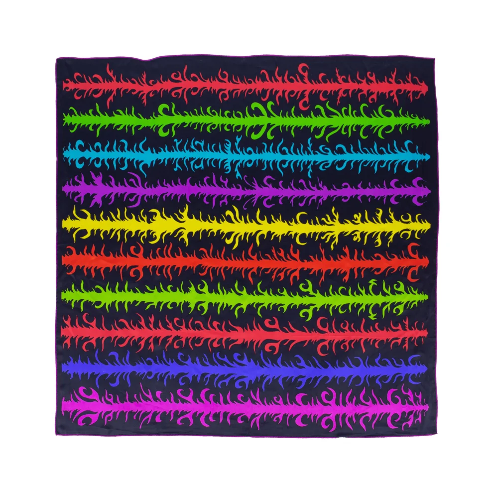 Zeitgeist - Vertical Polychrome Scarf