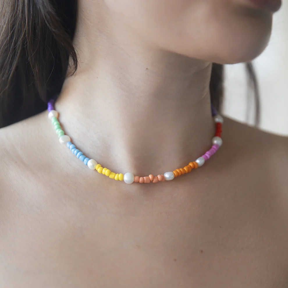 Lavanta - Pearl Palette Necklace