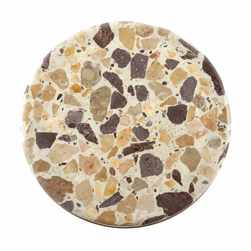 Sürton - Cekirdek Terrazzo Side Table