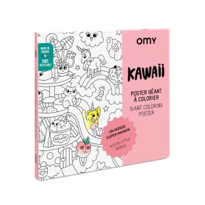 Giant Coloring Poster Kawaii