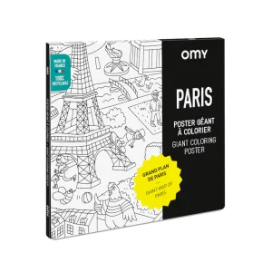 Giant Coloring Poster Paris