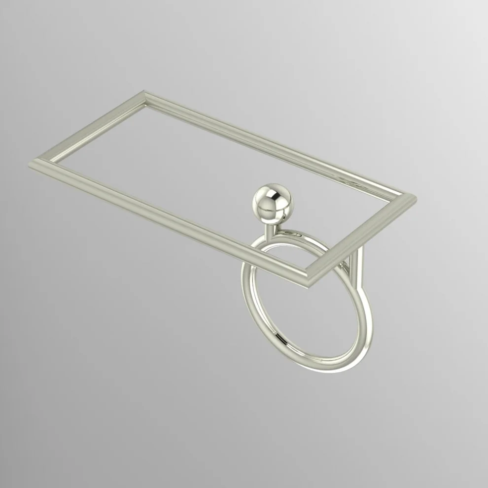Fia Silver - Lignum Rectangle Ring