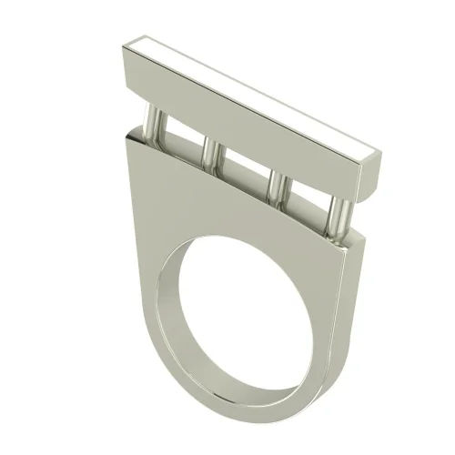 Fia Silver - Lignum Ring