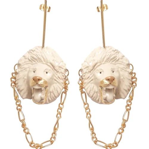 Lua - Lion Earrings