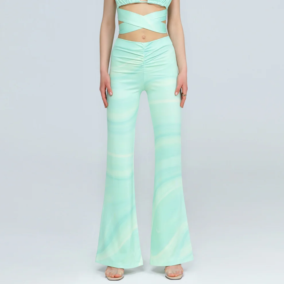 Wear Three Points - Sea Green Phoebe Pants