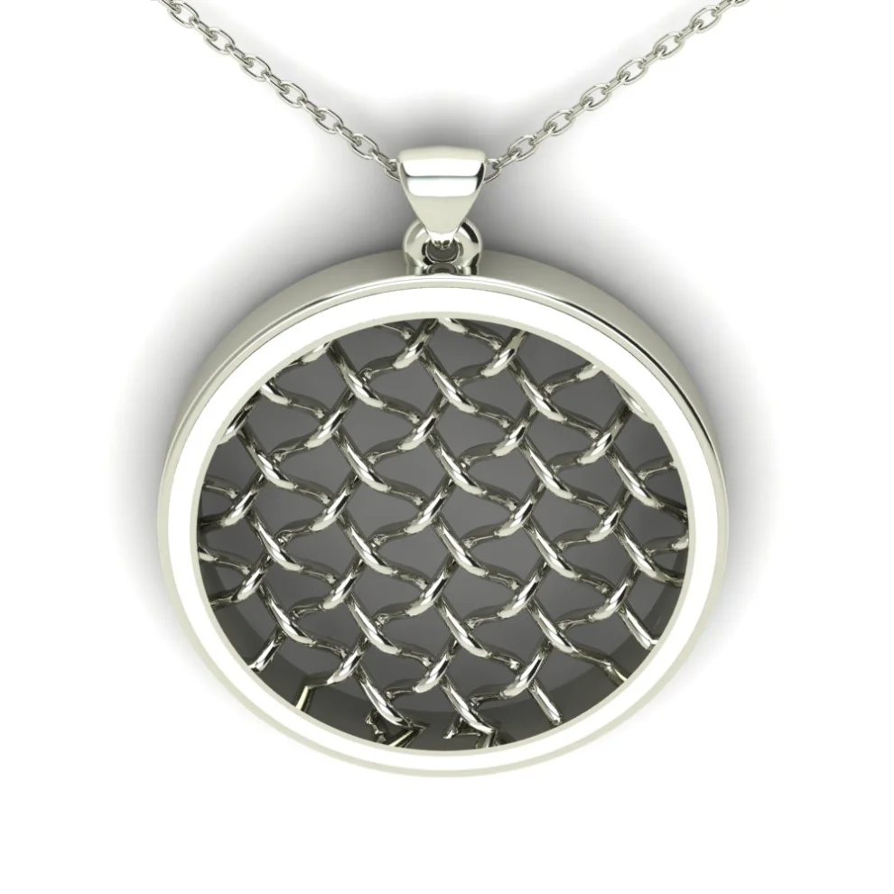 Fia Silver - Knit Necklace