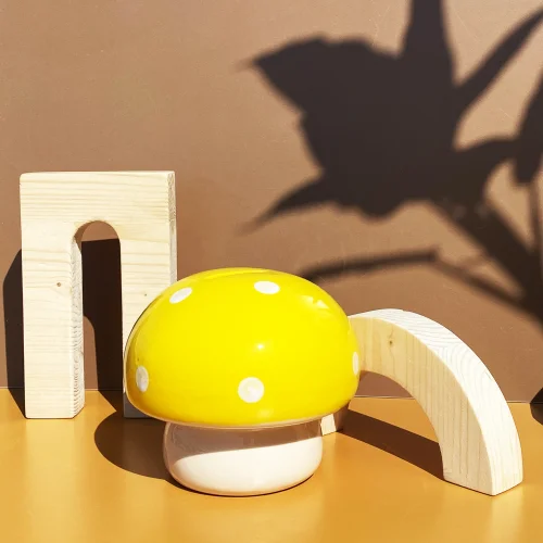 Masisto - Porcelain Mushroom Piggy Bank