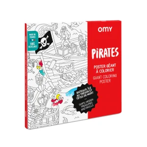 Giant Coloring Poster Pirates