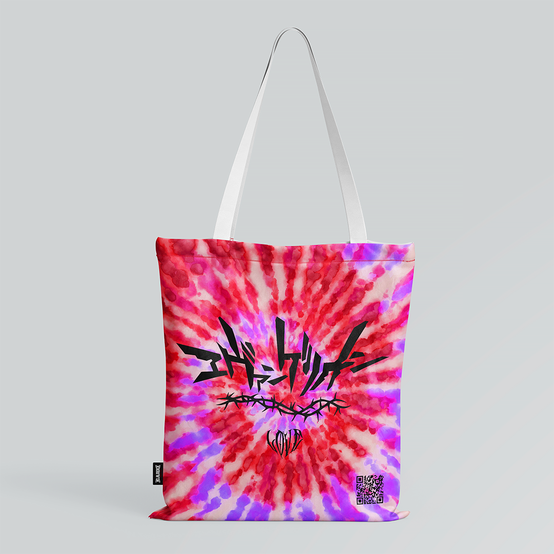 River Runs Red Batik Tote Bag