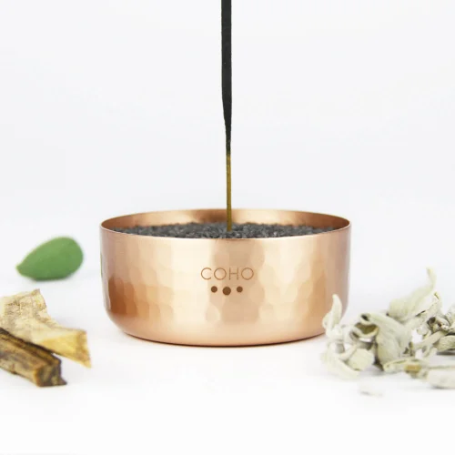 Coho Objet	 - Box Matte Meditation Tütsülük & 2 Palo Santo & Adaçayı Hediye Seti