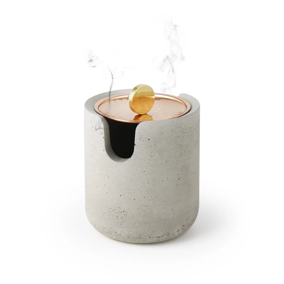Coho Objet	 - Box Therapy Incense Pot & Chamomile & Sage & Lavender Incense Gift Set
