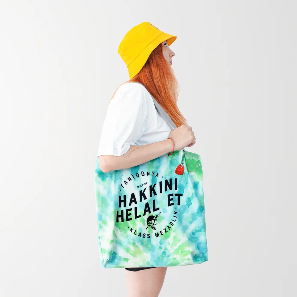 Helal Merch - Green Reaper Batik Tote Bag