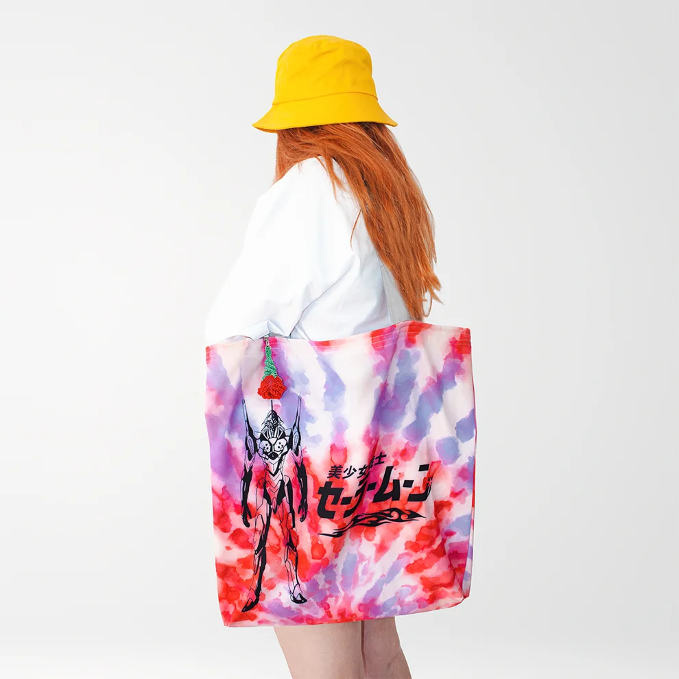 Helal Merch - River Runs Red Batik Tote Bag