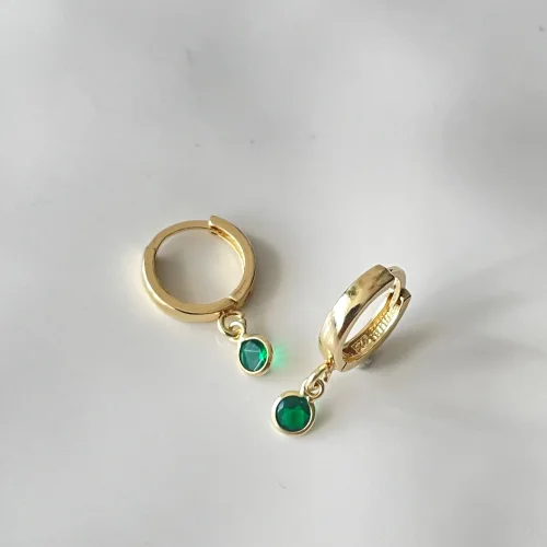 Nazou Jewelry - Yeşil Rüya Küpe