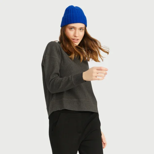 Auric - Stitch Detail Cotton Sweatshirt
