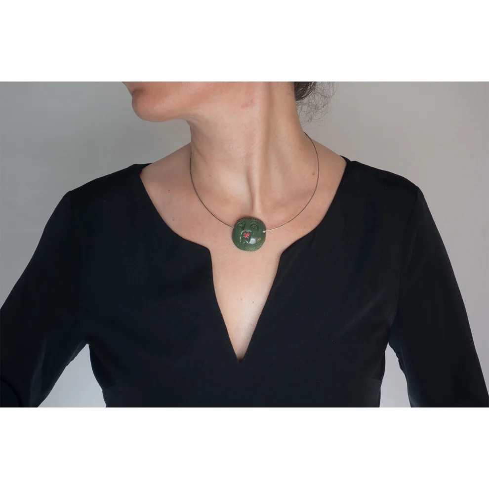 Mavitan Store - Artist Made Necklace, B'necklaces A La Bihrat, Handmade Necklace / No:11/7