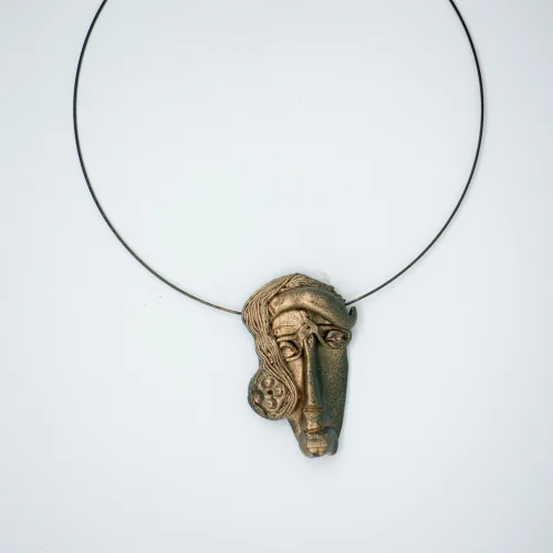 Mavitan Store - Artist Made Necklace, B'necklaces A La Bihrat, Handmade Necklace / No:11/1