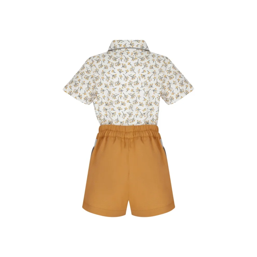 miniscule by ebrar - Sunlish Shorts And Shirt Set