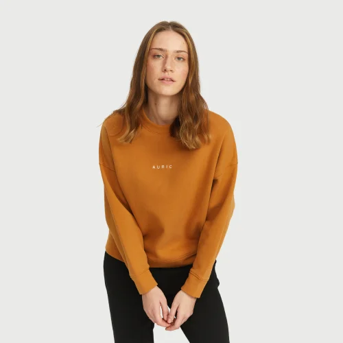 Auric - Nakışlı Oversize Sweatshirt