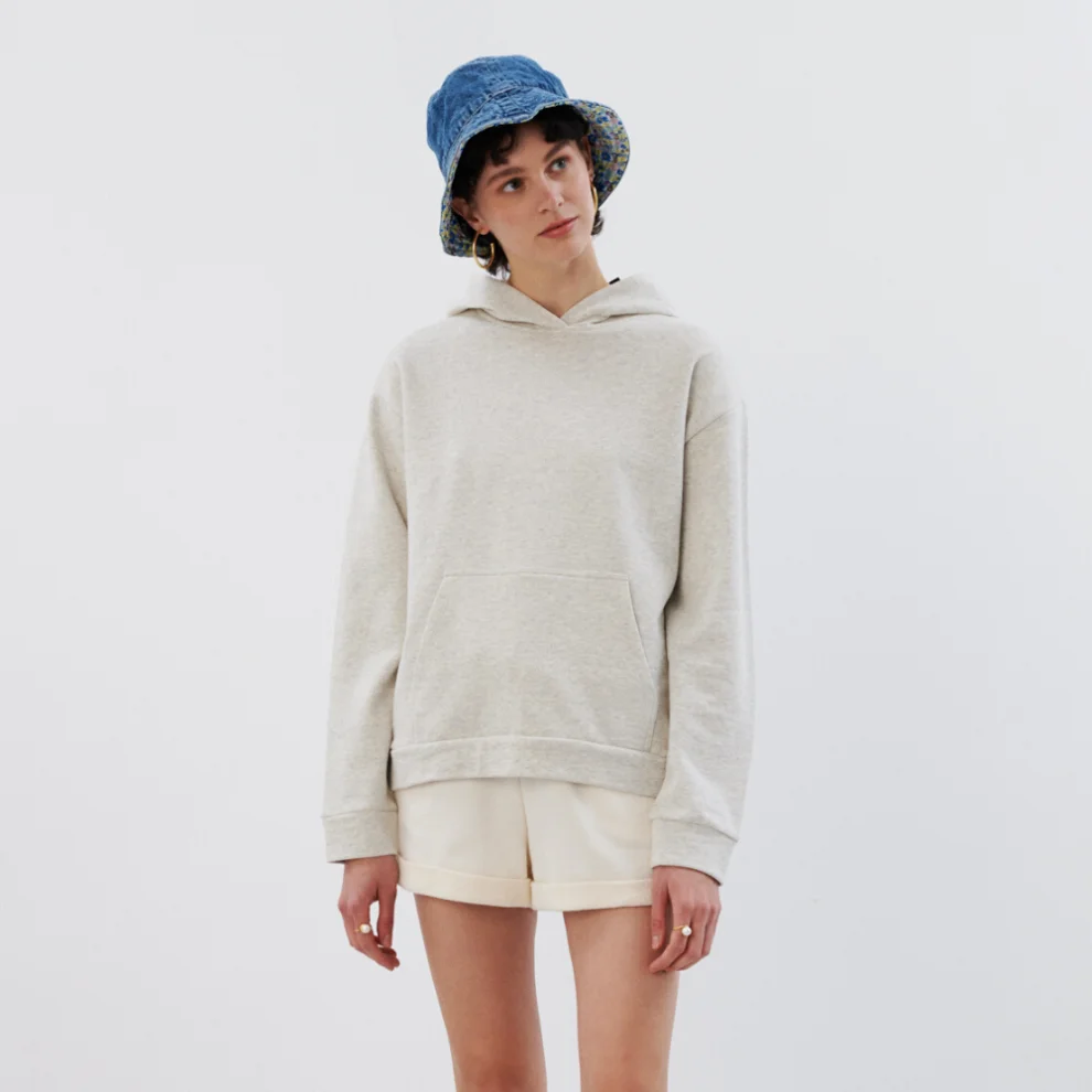 Auric - Kapüşonlu Basic Sweatshirt