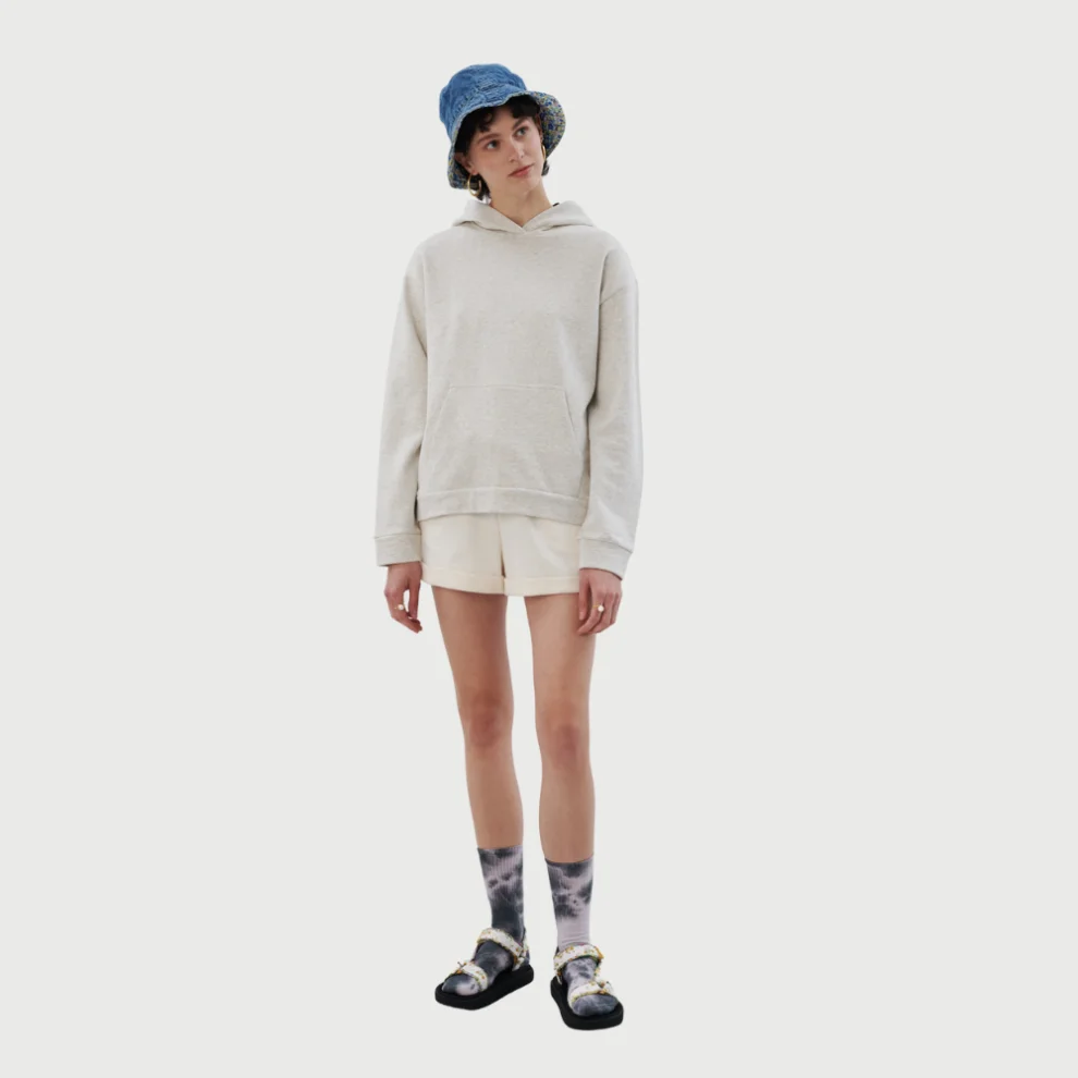 Auric - Kapüşonlu Basic Sweatshirt
