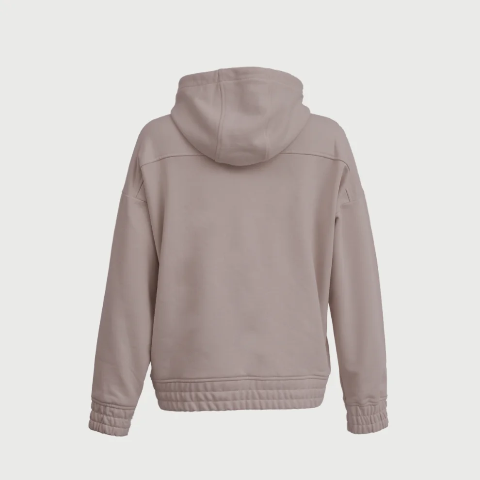 Auric - Hooded Basic Sweatshirt With Pocket