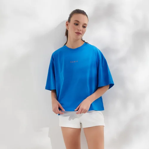 Auric - Cotton Auric Printed Oversized T-shirt