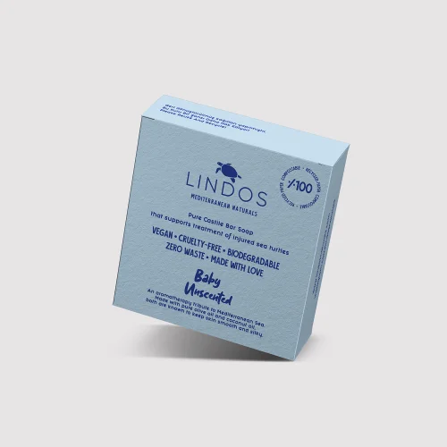 Lindos Naturals - Pure Castile Bar Soap - Baby Unscented