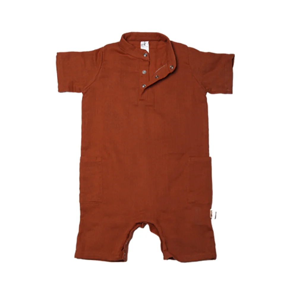 Moose Store Baby & Kids - Asos Gots Certified Organic Muslin Playsuit