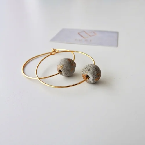 Root Jewellery - Mini Yuvarlak Halka Küpe
