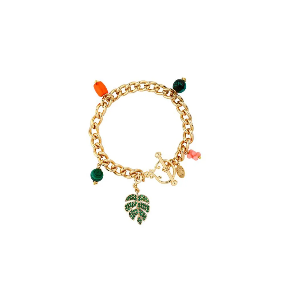 Atelier Petites Pierres - Palma - Toggle Clasped Charm Bracelet