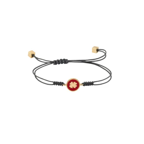 Atelier Petites Pierres - Red Shamrock - Luck Bracelet