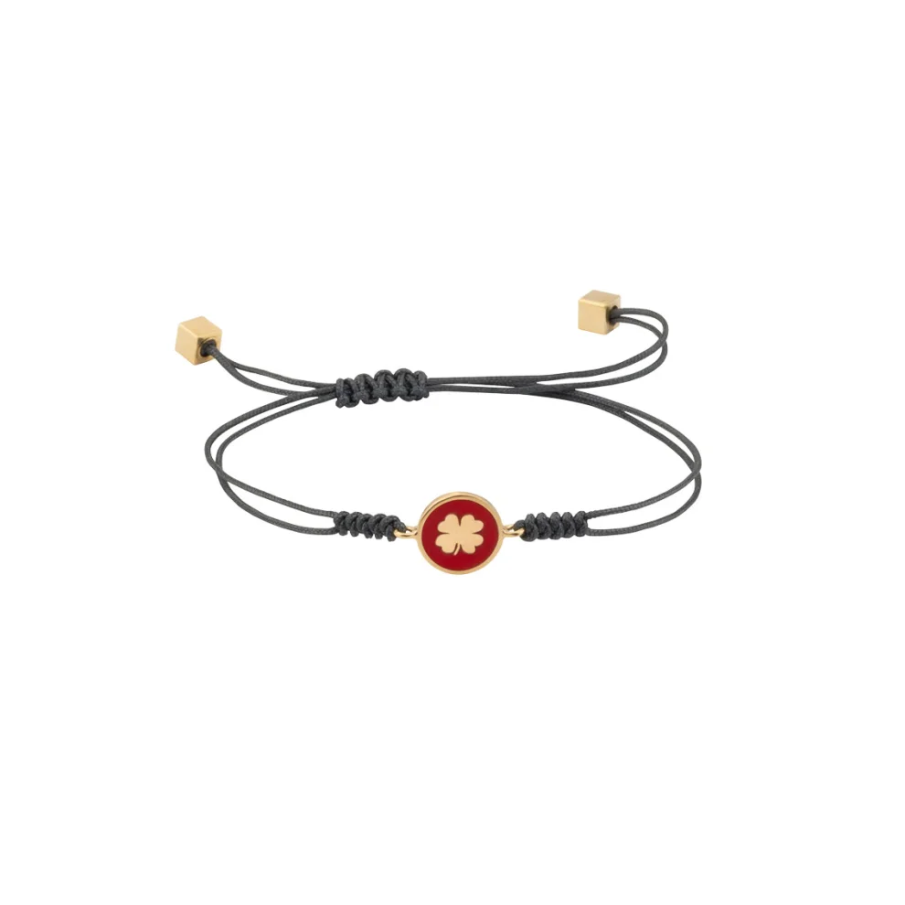 Atelier Petites Pierres - Red Shamrock - Luck Bracelet