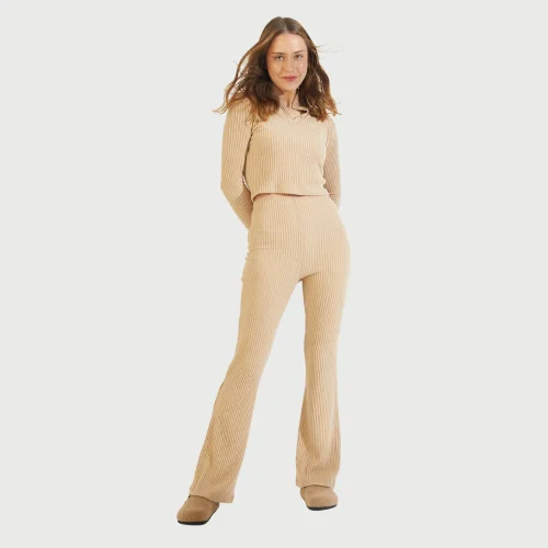 Auric - Geniş Paça Comfort Pijama Pantolon