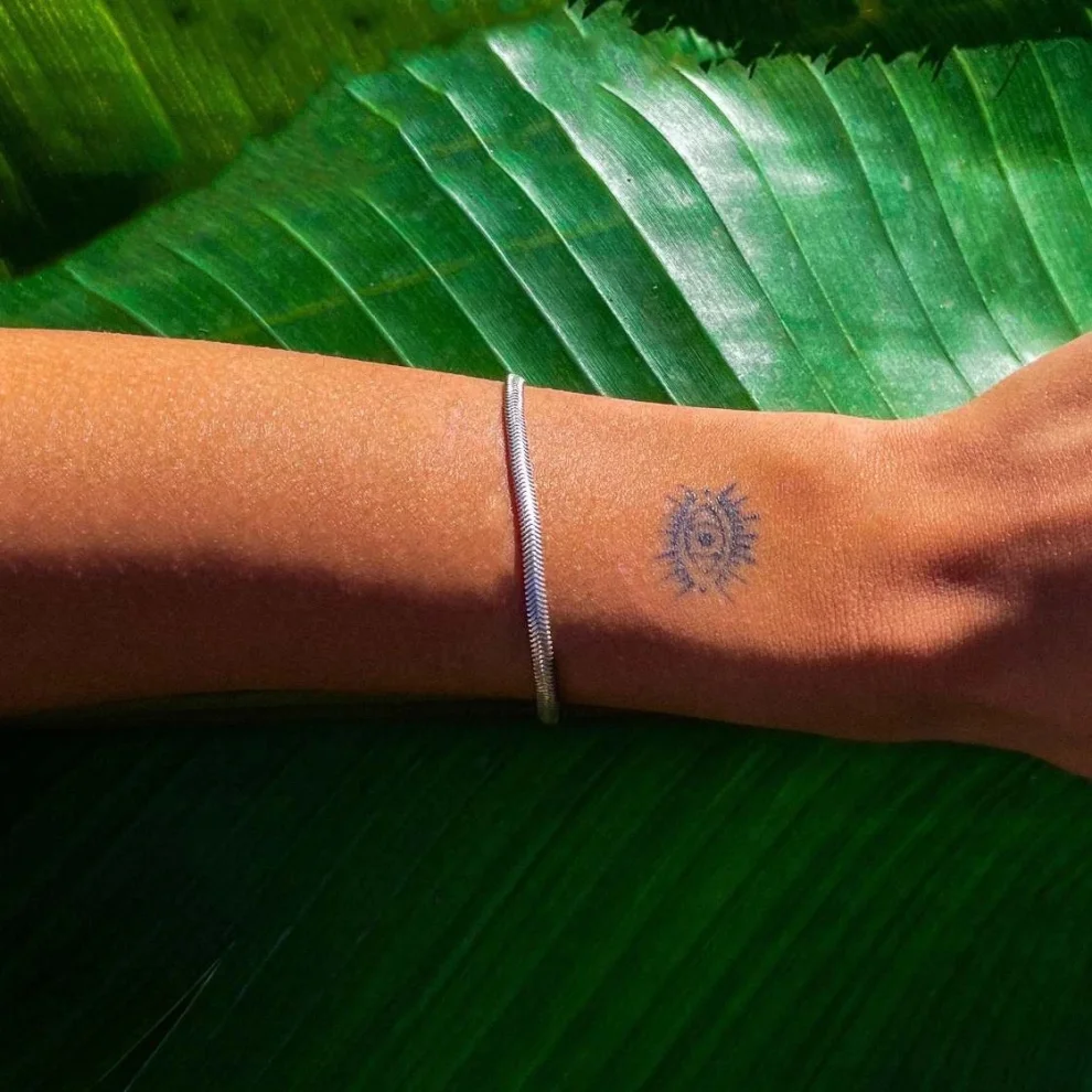 Raftaf - Palm Sterling Silver Bracelet