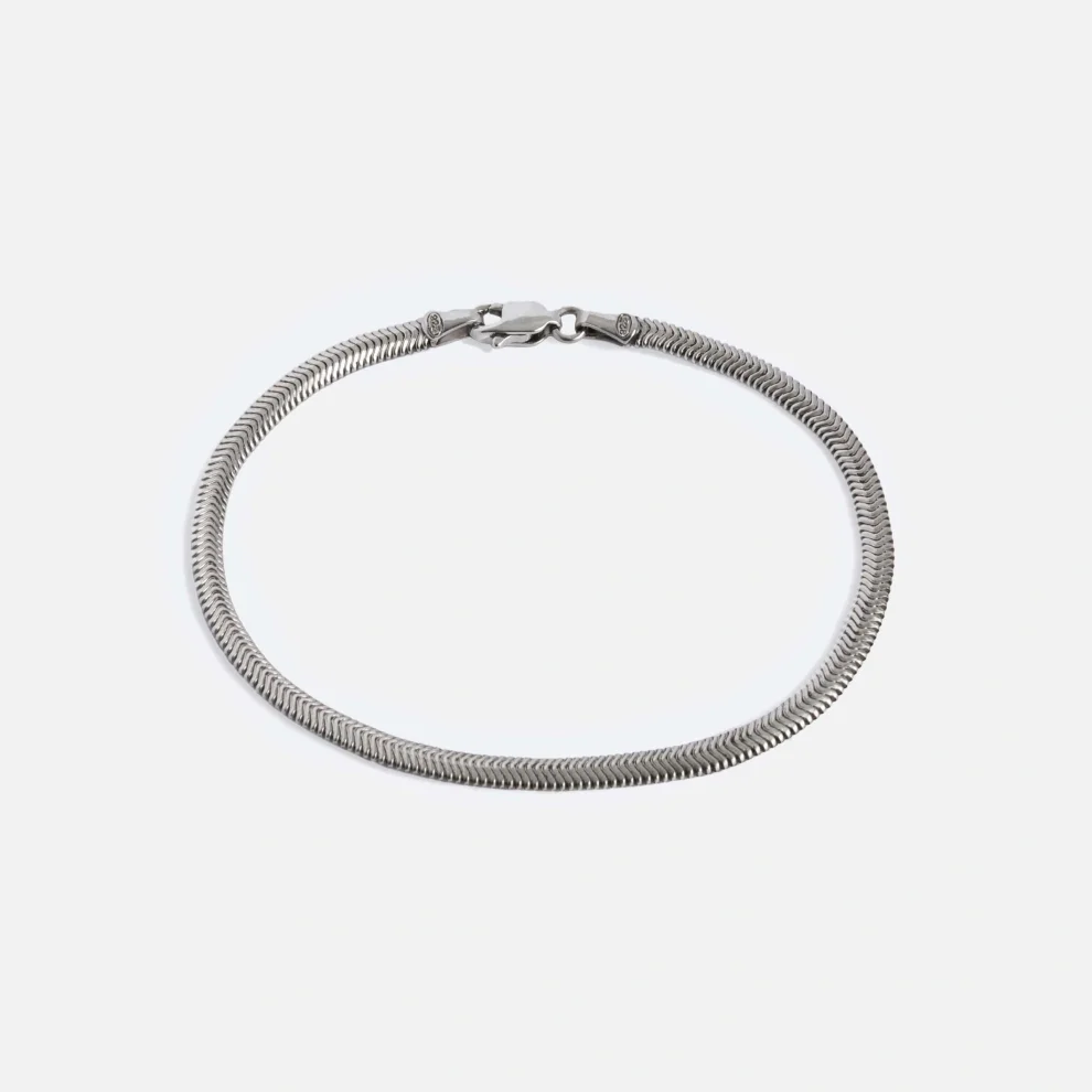 Raftaf - Palm Sterling Silver Bracelet