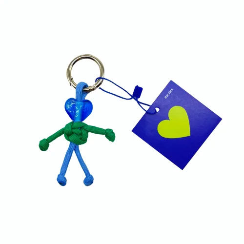 ACT İstanbul - Blue Love Head Keychain