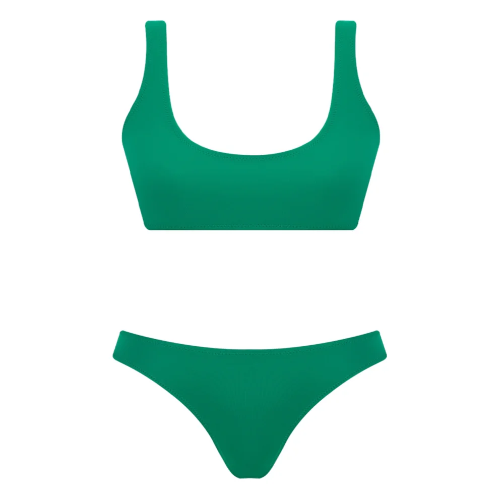Haracci - Sierra Bra Görünümlü Sportif Econyl Bikini Set