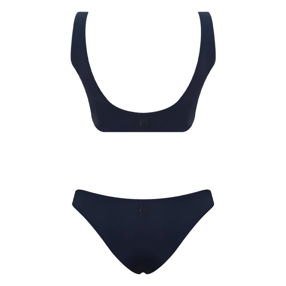 Haracci - Sierra Econyl Bra Like Sportive Bikini Set Navy Blue S | hipicon