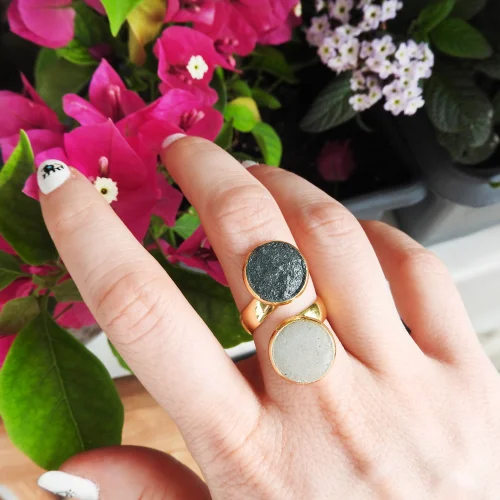Root Jewellery - Concrete Ring/double Color