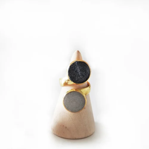 Root Jewellery - Concrete Ring/double Color