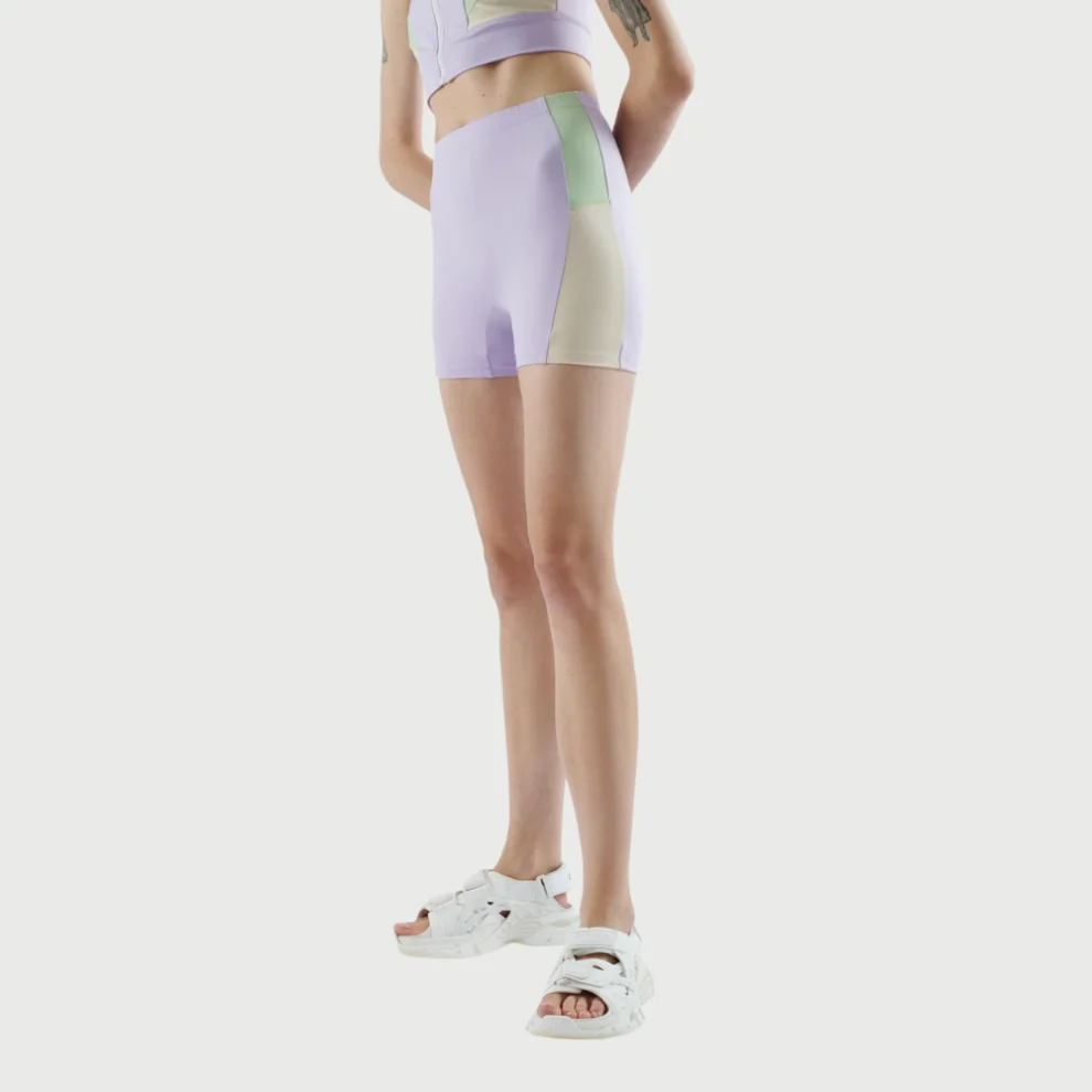 Auric - Multi Color Mini Biker Shorts