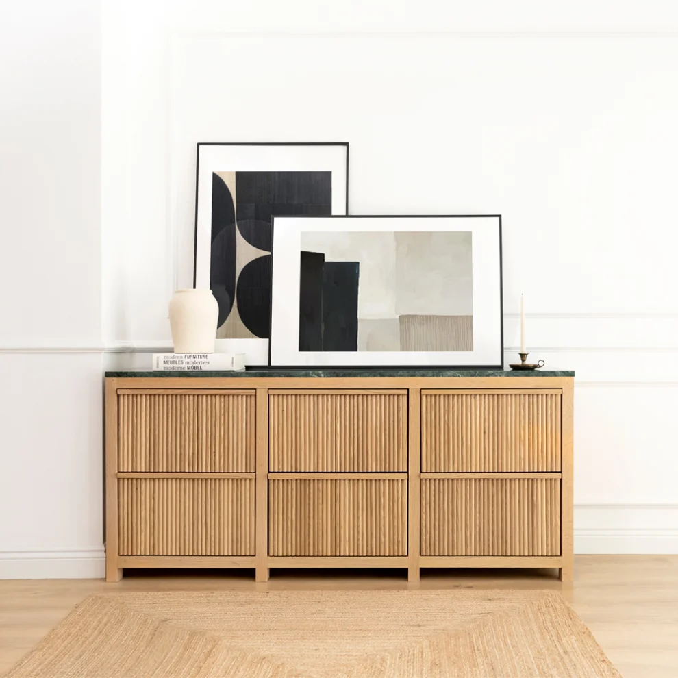 Fhurn Design Studio - Grön Sideboard