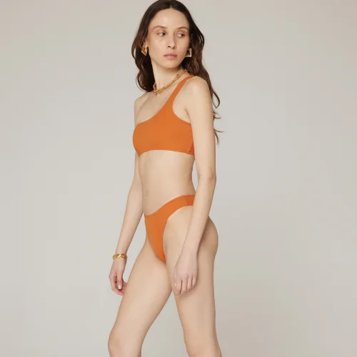 Haracci - Auretta Tek Omuzlu Brazilian Econyl Bikini Set