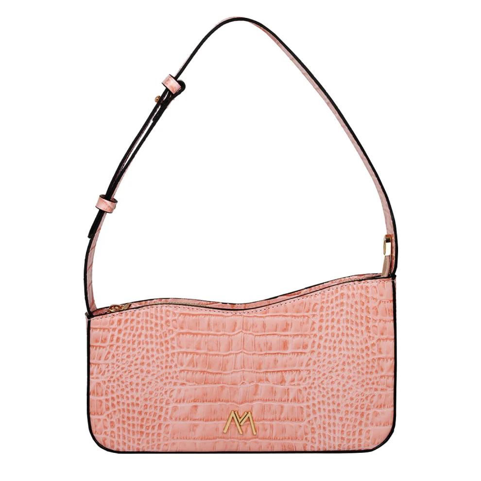 Croc effect baguette discount bag